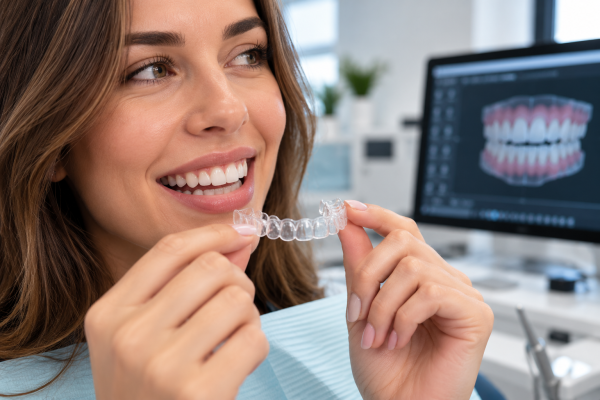 Bright Smile with Clear Aligner